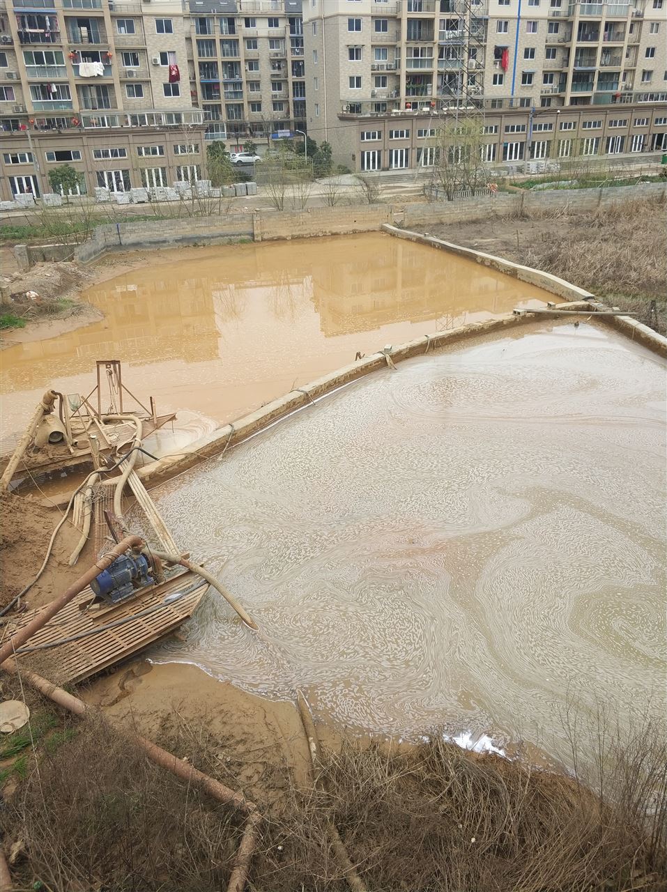 毛感乡沉淀池淤泥清理-厂区废水池淤泥清淤